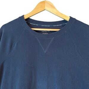 Marc New York Blue Crewneck Pullover Sweatshirt, Large
